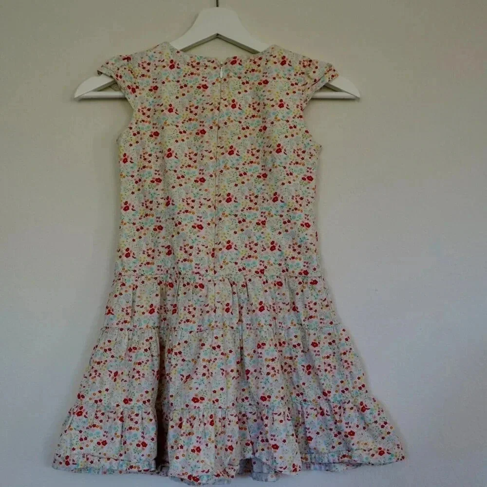 Girls LAURA ASHLEY short sleeve floral dress‎ Size 6X - Picture 7 of 8